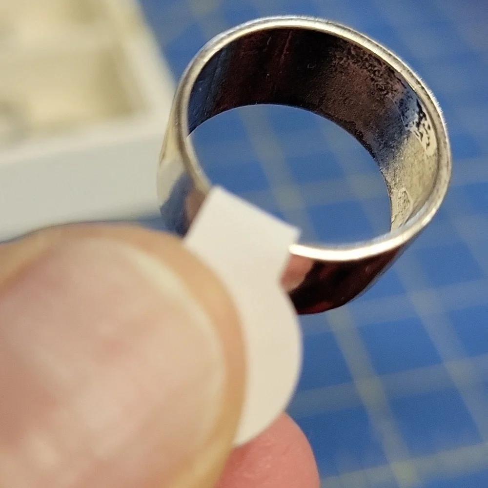 Cactus Wide Band Ring Size 7 - Picture 4 of 5